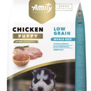 Amity perro cachorro - pollo