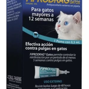 Fiprodrag gatos - pipeta antipulgas