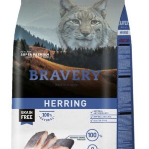 Bravery gato adulto - herring (pescado blanco)