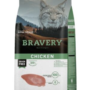 Bravery gato adulto - pollo