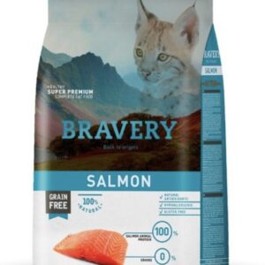 Bravery gato kitten - salmón 2kg